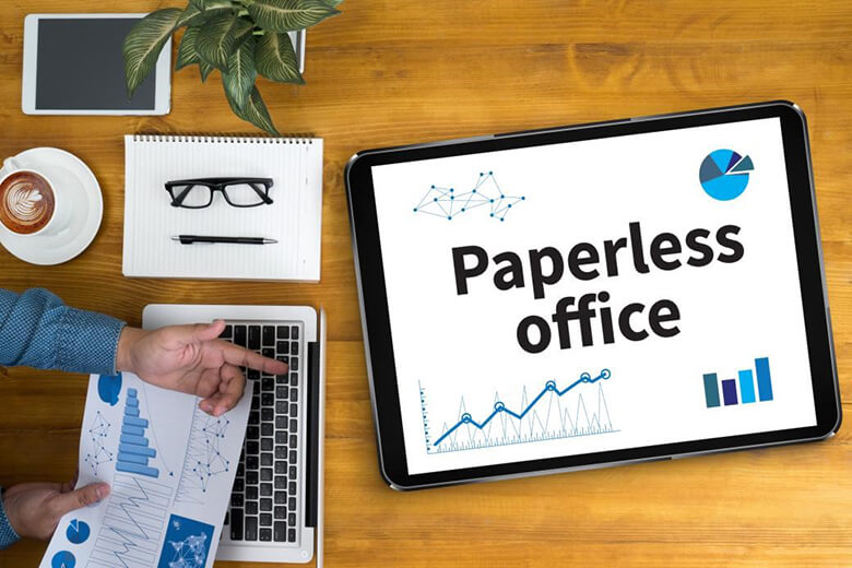 Papierloses Büro